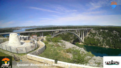 Skradin, řeka Krka, most A1