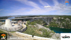 Skradin, řeka Krka, most A1