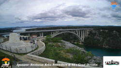 Skradin, řeka Krka, most A1