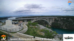 Skradin, řeka Krka, most A1