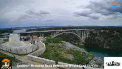 Skradin, řeka Krka, most A1