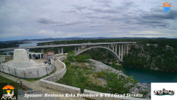 Skradin, řeka Krka, most A1