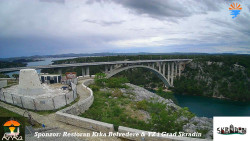 Skradin, řeka Krka, most A1