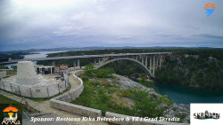 Skradin, řeka Krka, most A1