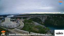 Skradin, řeka Krka, most A1