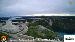 Skradin, řeka Krka, most A1