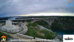 Skradin, řeka Krka, most A1