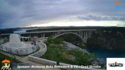 Skradin, řeka Krka, most A1