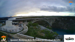 Skradin, řeka Krka, most A1