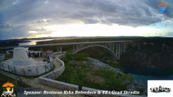 Skradin, řeka Krka, most A1