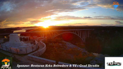 Skradin, řeka Krka, most A1