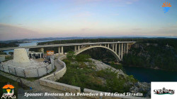 Skradin, řeka Krka, most A1