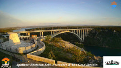 Skradin, řeka Krka, most A1