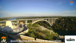 Skradin, řeka Krka, most A1