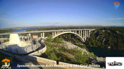 Skradin, řeka Krka, most A1