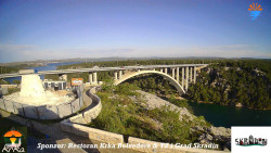 Skradin, řeka Krka, most A1