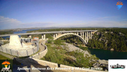 Skradin, řeka Krka, most A1