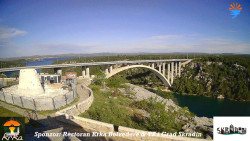 Skradin, řeka Krka, most A1