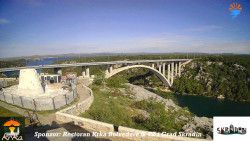 Skradin, řeka Krka, most A1