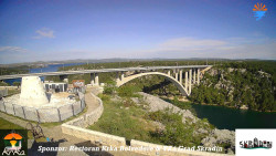 Skradin, řeka Krka, most A1