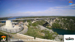 Skradin, řeka Krka, most A1