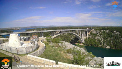 Skradin, řeka Krka, most A1
