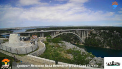 Skradin, řeka Krka, most A1