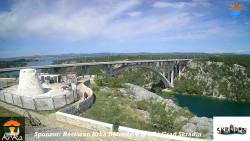 Skradin, řeka Krka, most A1