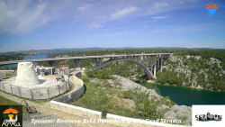 Skradin, řeka Krka, most A1