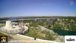 Skradin, řeka Krka, most A1