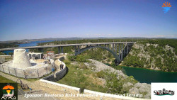 Skradin, řeka Krka, most A1