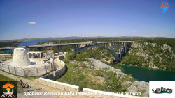 Skradin, řeka Krka, most A1