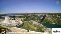 Skradin, řeka Krka, most A1