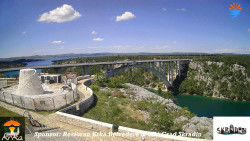 Skradin, řeka Krka, most A1