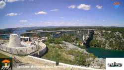 Skradin, řeka Krka, most A1