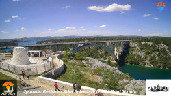 Skradin, řeka Krka, most A1