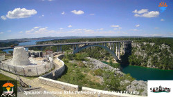 Skradin, řeka Krka, most A1