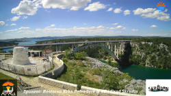 Skradin, řeka Krka, most A1