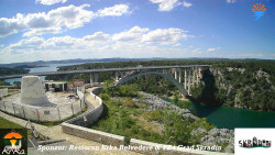 Skradin, řeka Krka, most A1