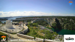 Skradin, řeka Krka, most A1