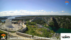 Skradin, řeka Krka, most A1