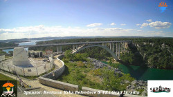 Skradin, řeka Krka, most A1