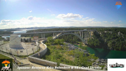 Skradin, řeka Krka, most A1
