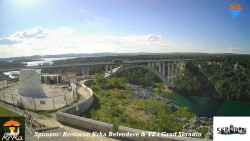 Skradin, řeka Krka, most A1