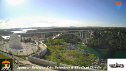 Skradin, řeka Krka, most A1