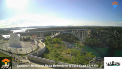 Skradin, řeka Krka, most A1