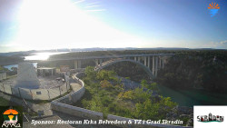 Skradin, řeka Krka, most A1