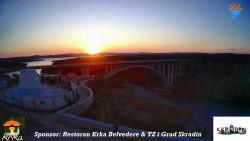 Skradin, řeka Krka, most A1