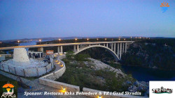 Skradin, řeka Krka, most A1