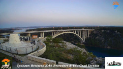 Skradin, řeka Krka, most A1